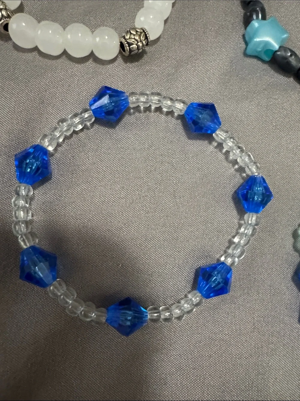 Girls handmade set of 4 bracelets